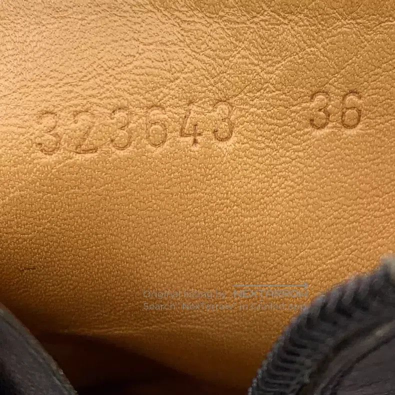 Gucci Gucci Black riveted low-heeled leather boots Size US 5.5 / IT 35.5 - 6 Thumbnail