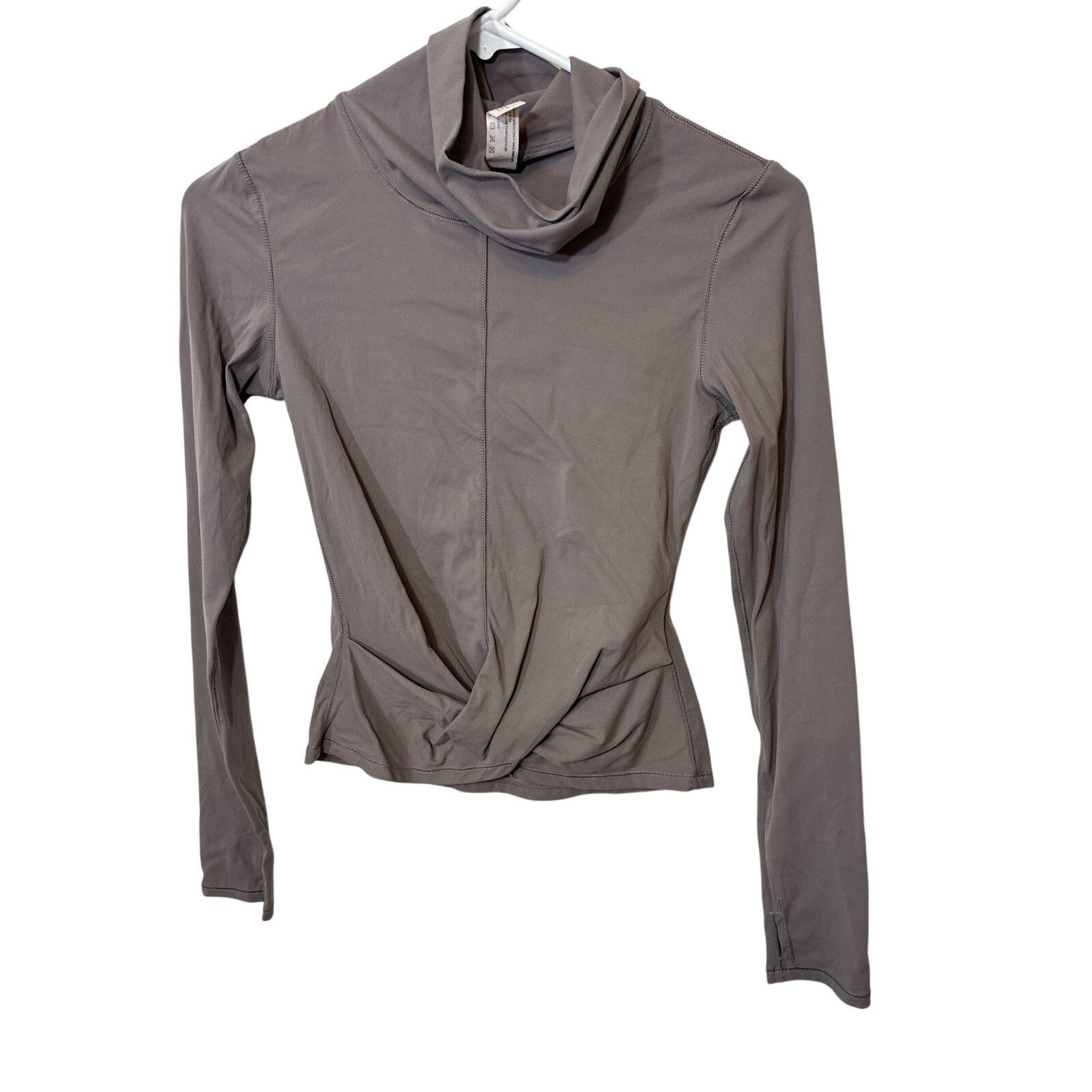 Other Taupe Gray Athletic Top Women’s 4 Gorpcore Activewear Size S / US 4 / IT 40 - 2 Thumbnail