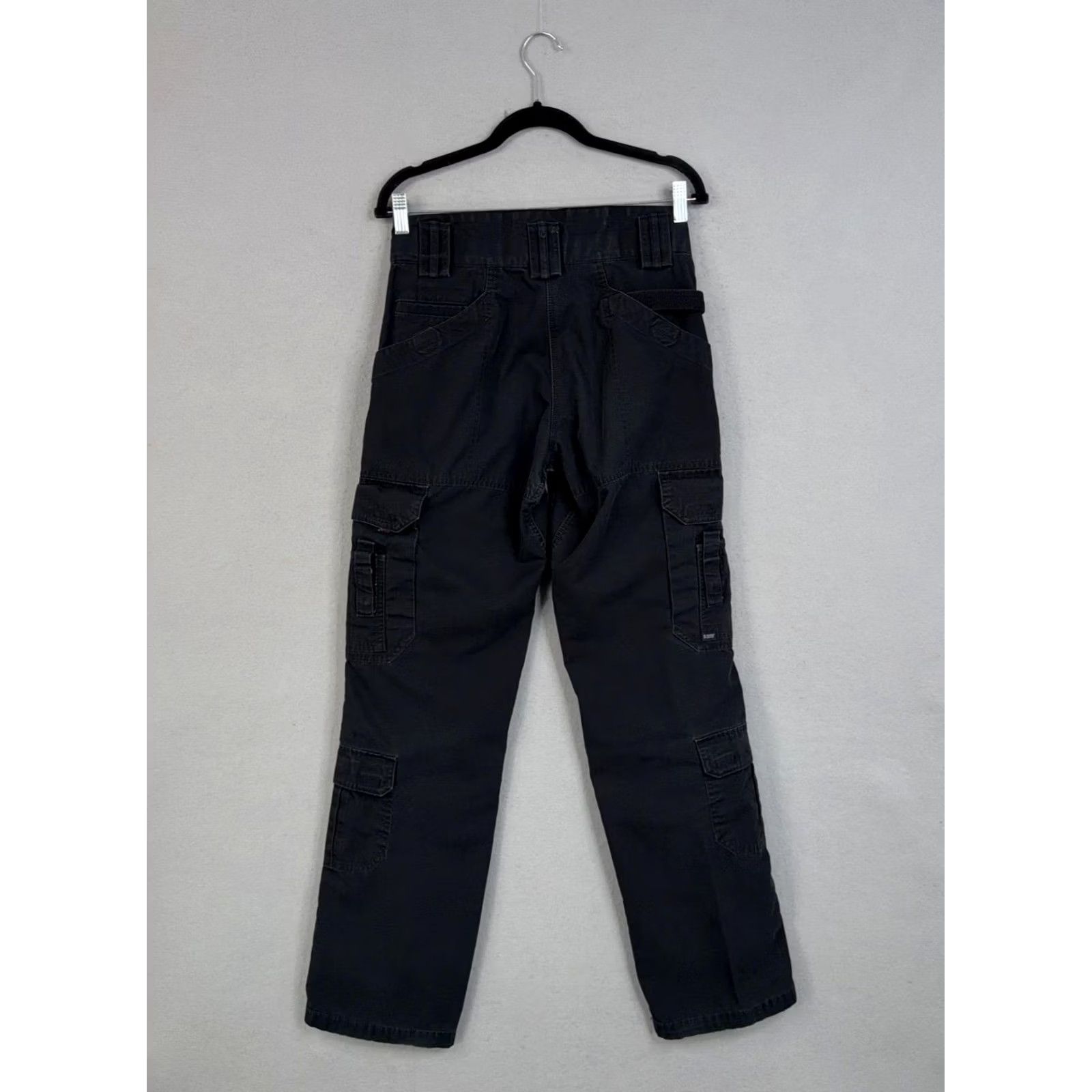 Vintage VINTAGE: 5.11 Pants Womens 8 Long Black Cargo Straight Leg Tactical Ripstop Workwear Size 30" / US 8 / IT 44 - 6 Thumbnail