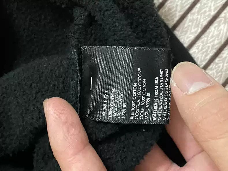 Amiri Amiri Black Hoodie-2508 Size US S / EU 44-46 / 1 - 4 Thumbnail