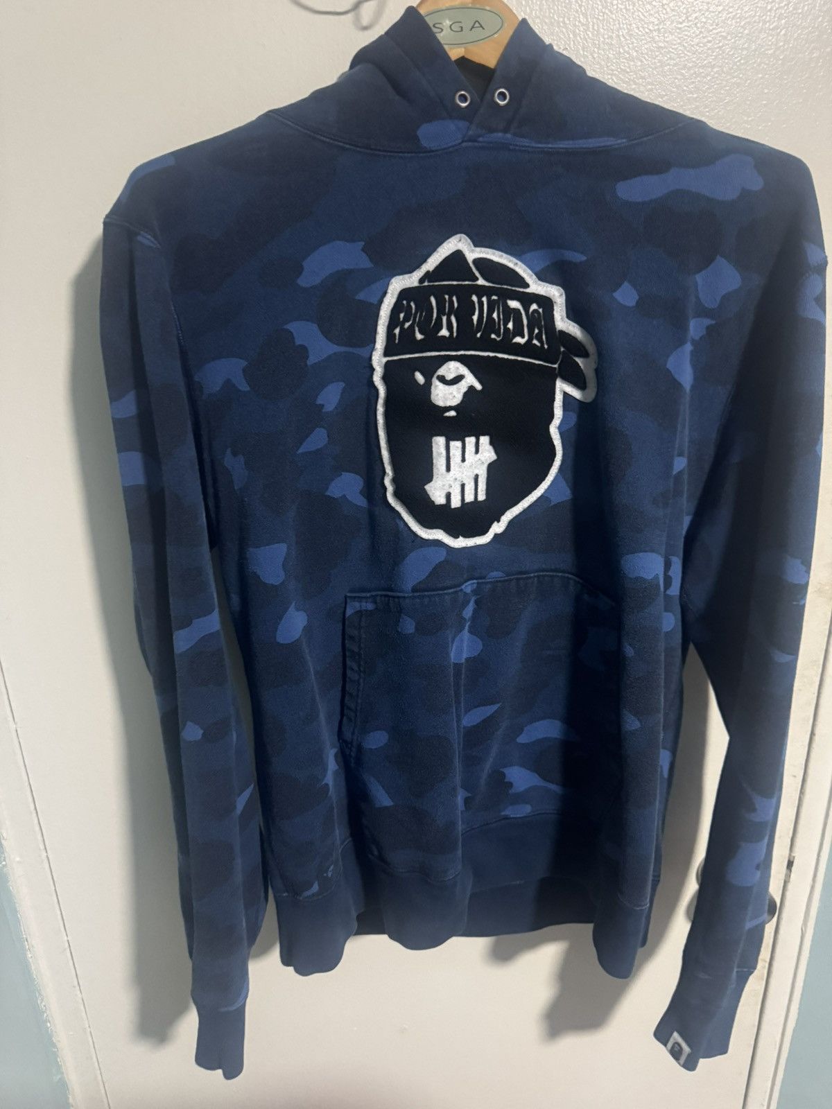 Bape × Undefeated Bape x Undefeated Blue Camo Hoodie Size US XL / EU 56 / 4 - 1 Thumbnail