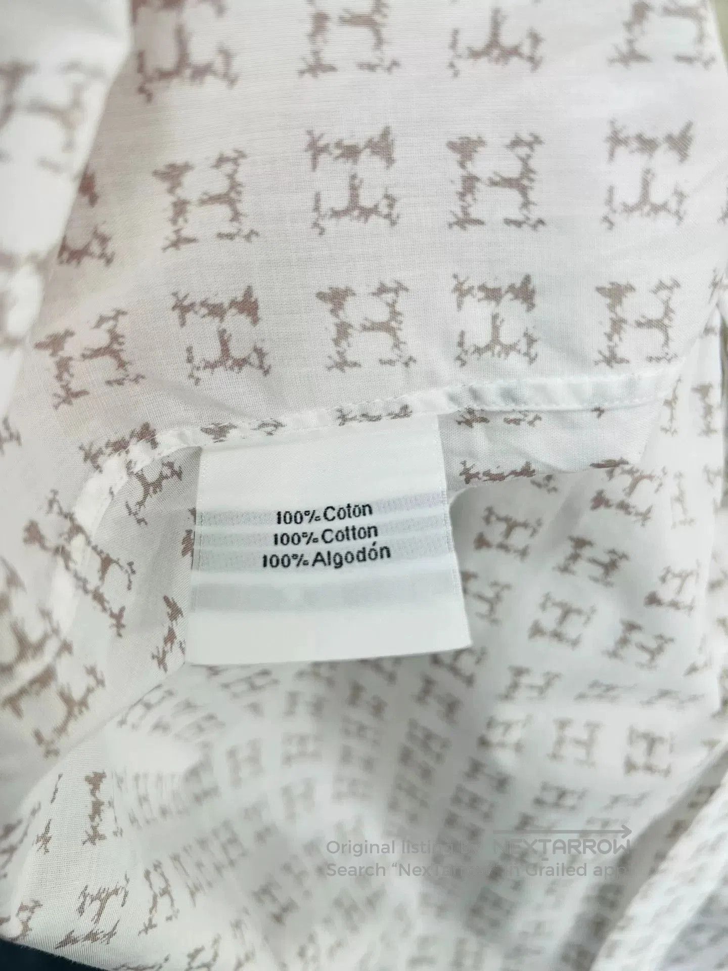 Hermes Hermes Monogram H Shirt Size 43. Size US XL / EU 56 / 4 - 4 Thumbnail