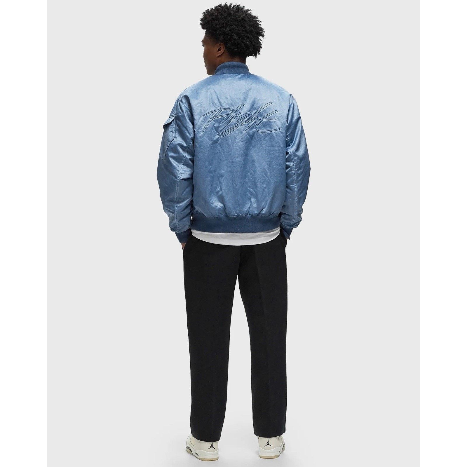 Nike Nike Jordan Essentials Renegade Bomber Jacket NC Blue Flight Size US M / EU 48-50 / 2 - 4 Thumbnail