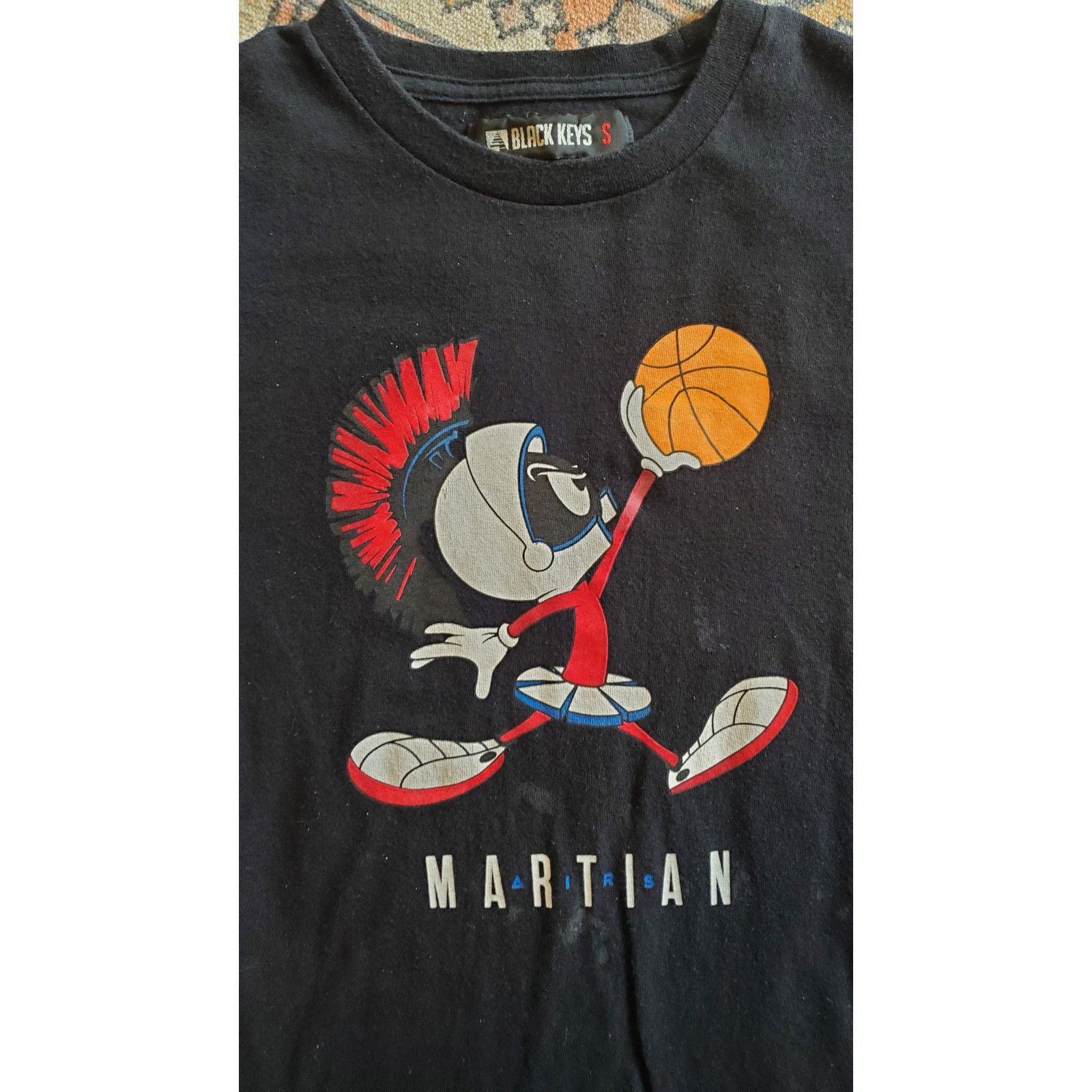 Vintage Vintage Marvin the Martian Basketball Black Shirt Size US S / EU 44-46 / 1 - 3 Thumbnail