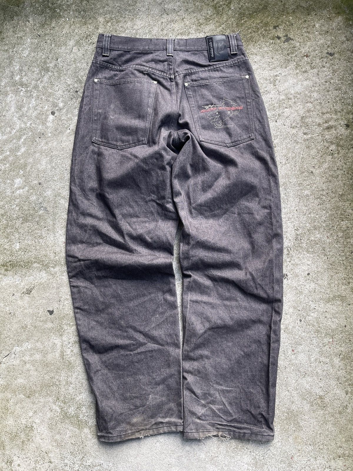 image of Y2K Ruff Ryders Baggy Denim Jeans 34 in Black, Men's