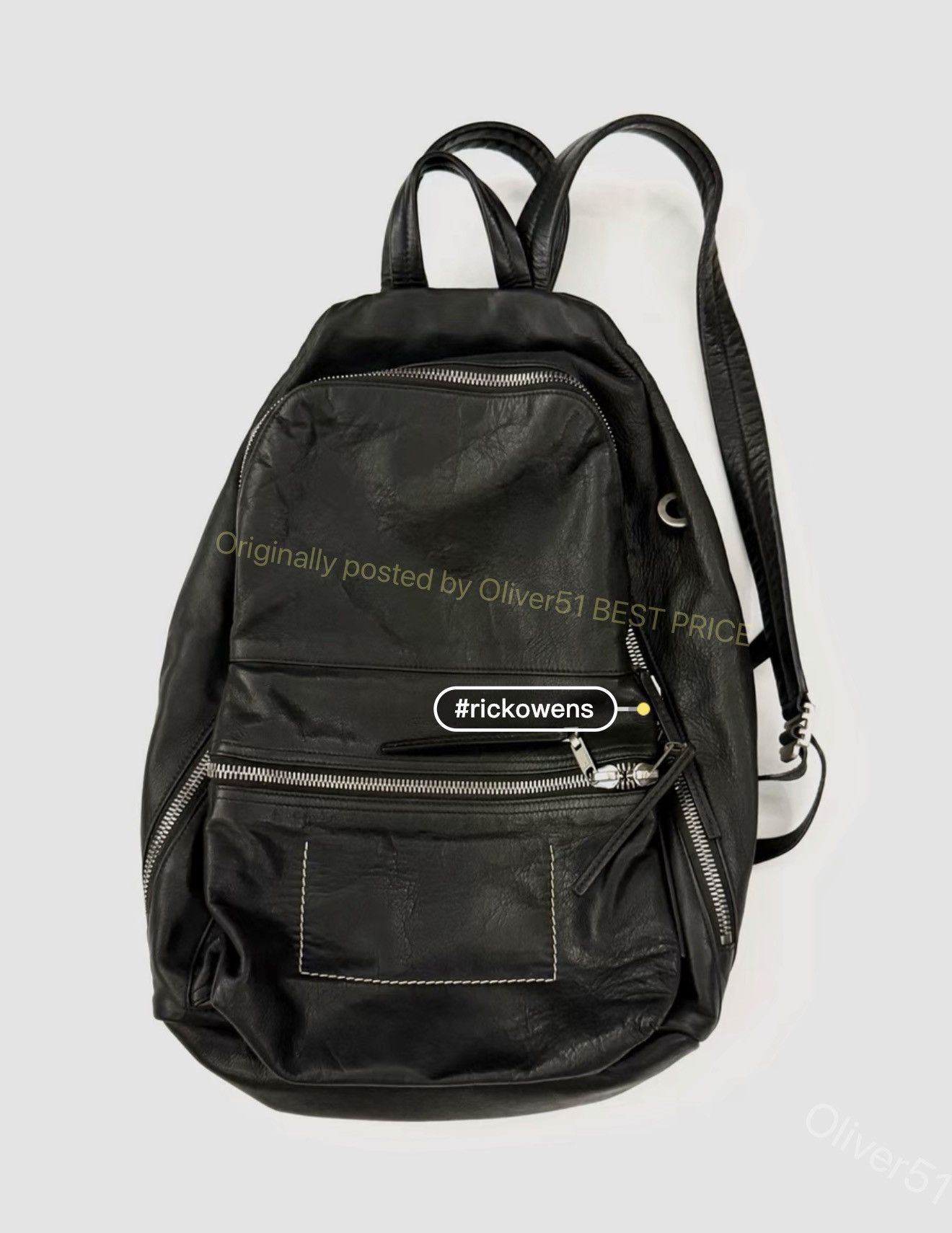Rick Owens RICK OWENS SS17 WALRUS LCW “ZAINO” BACKPACK (FINAL DROP