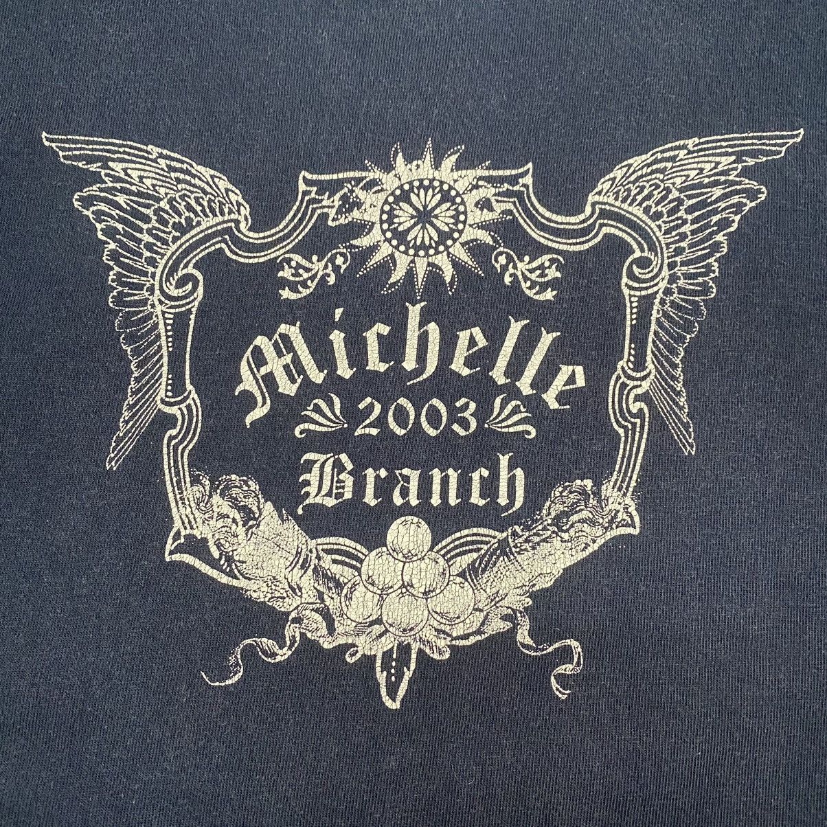 Band Tees × Vintage MICHELLE JACQUET BRANCH SOLO SINGER T SHIRT VINTAGE Y2K Size US S / EU 44-46 / 1 - 6 Thumbnail