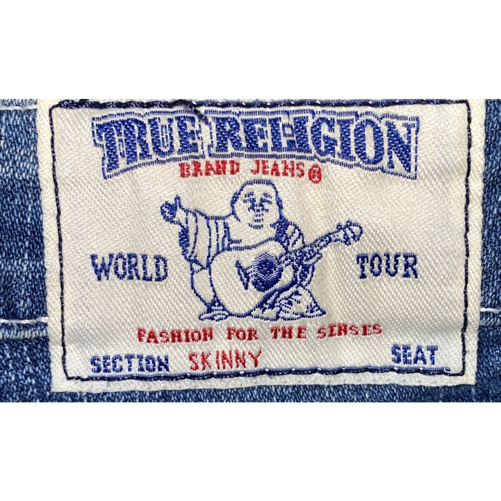 True Religion True Religion Womens Jeans Skinny Denim Blue 29 x 32 USA MADE Size 29" - 5 Thumbnail