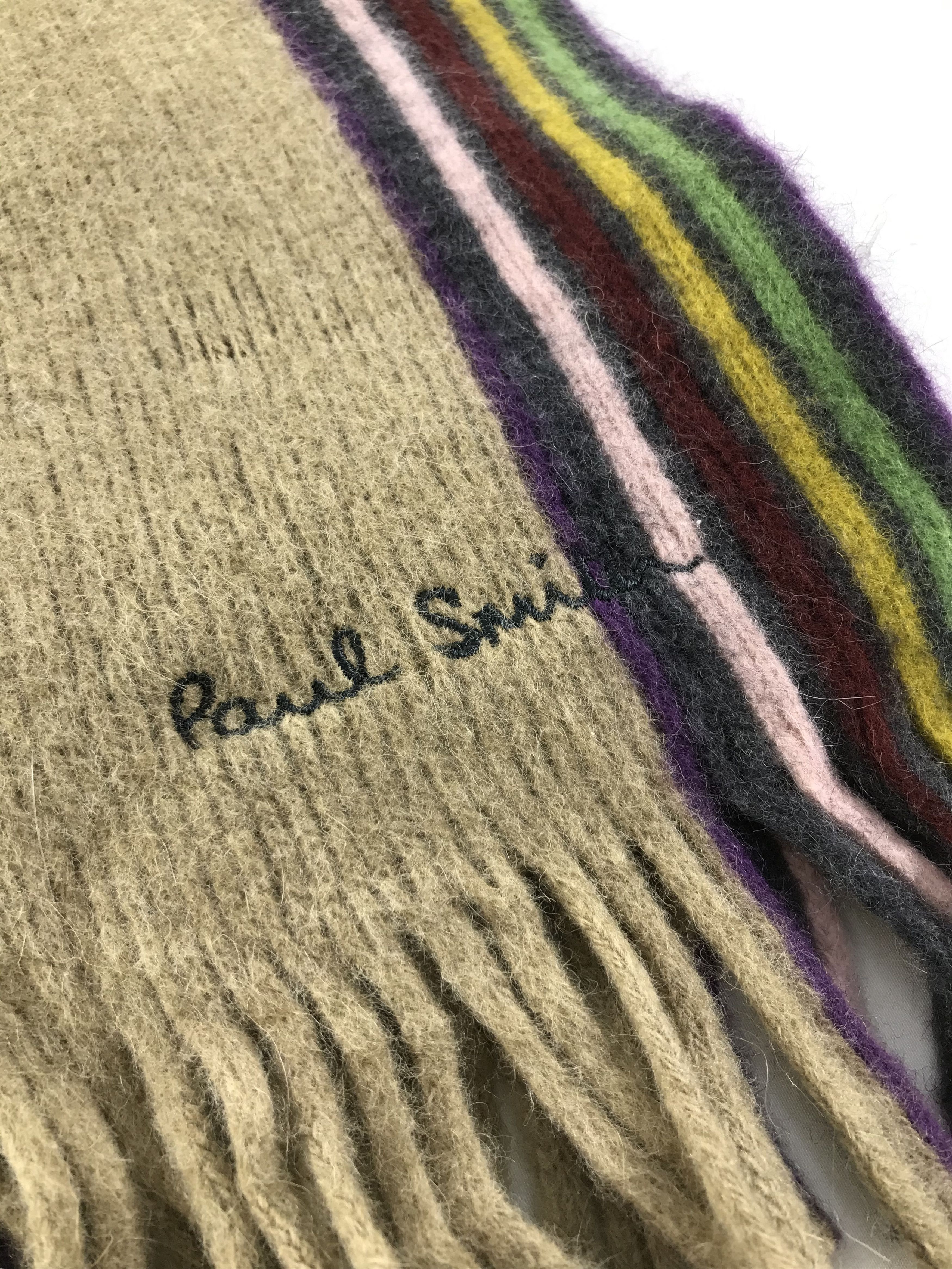 Paul Smith × Vintage Paul Smith Scarf / Muffler / Neckwear - WW2425 Size ONE SIZE - 4 Thumbnail