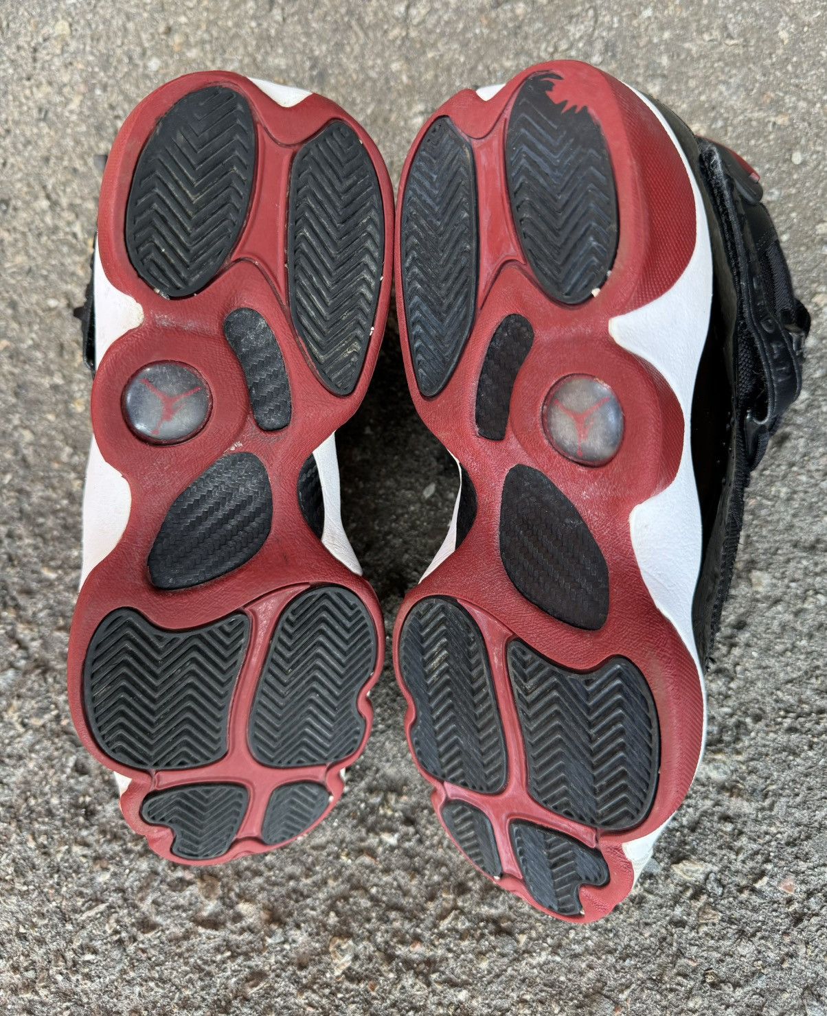 Jordan Brand Jordan 6 Rings Black Varsity Red women high top sneakers 7Y Size US 7 / IT 37 - 6 Thumbnail