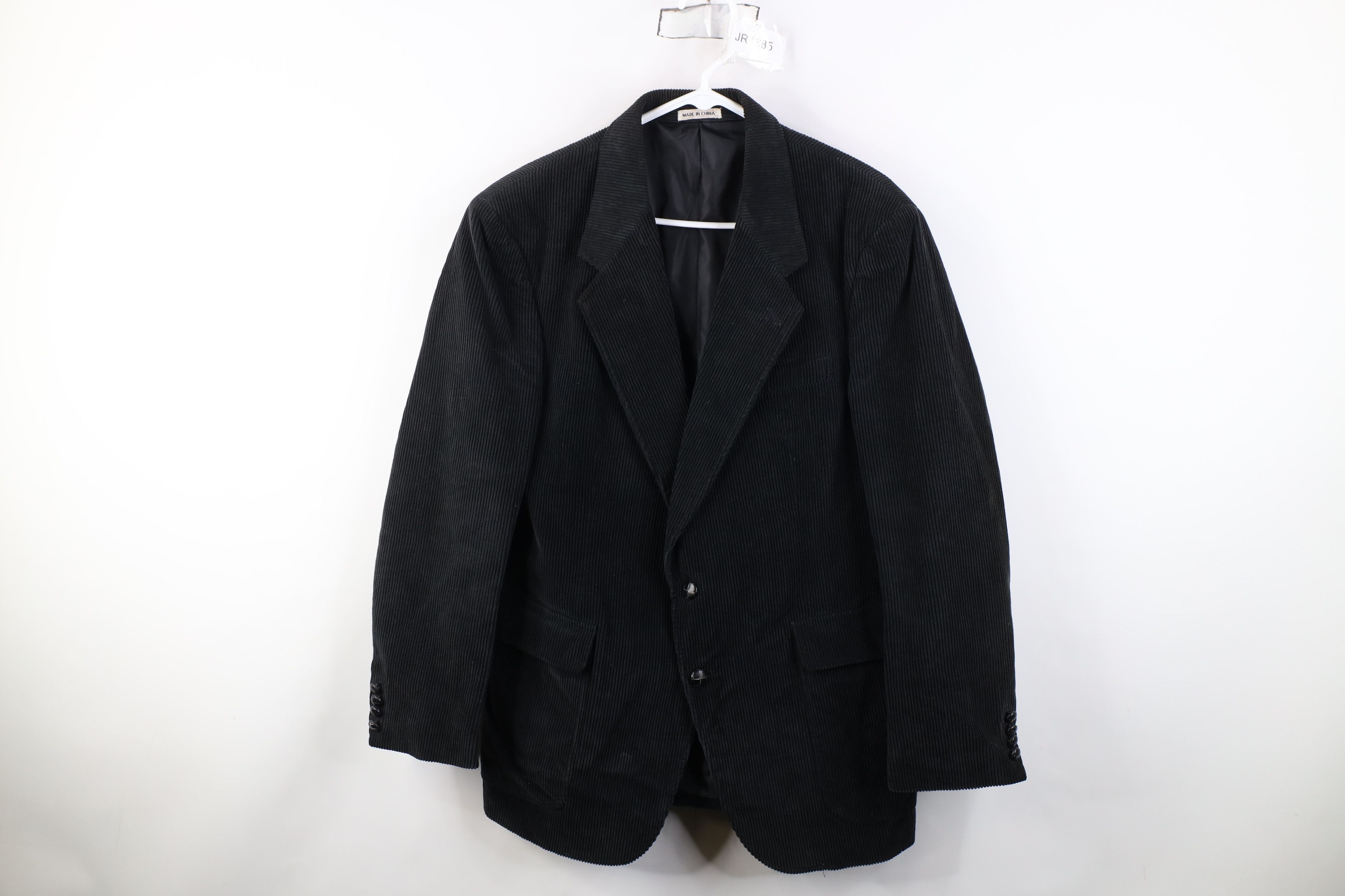 Vintage Vintage 90s Streetwear Suit Coat Blazer Jacket Black Size US XXL / EU 58 / 5 - 1 Thumbnail
