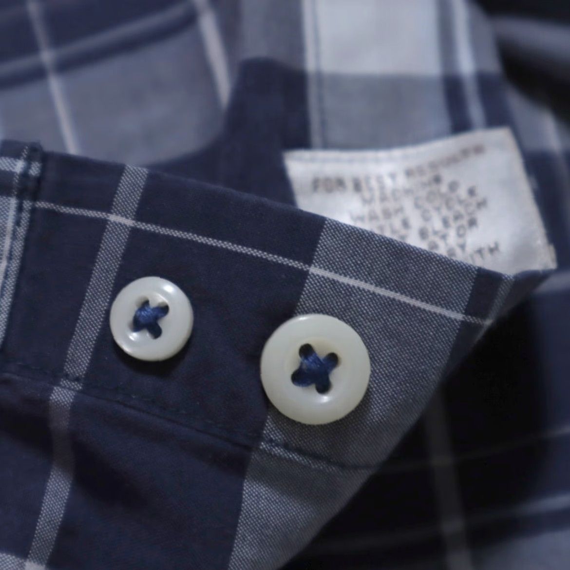 Peter Millar Peter Millar Shirt Navy Blue Plaid Long Sleeve Button Down Mens L Size US L / EU 52-54 / 3 - 7 Thumbnail