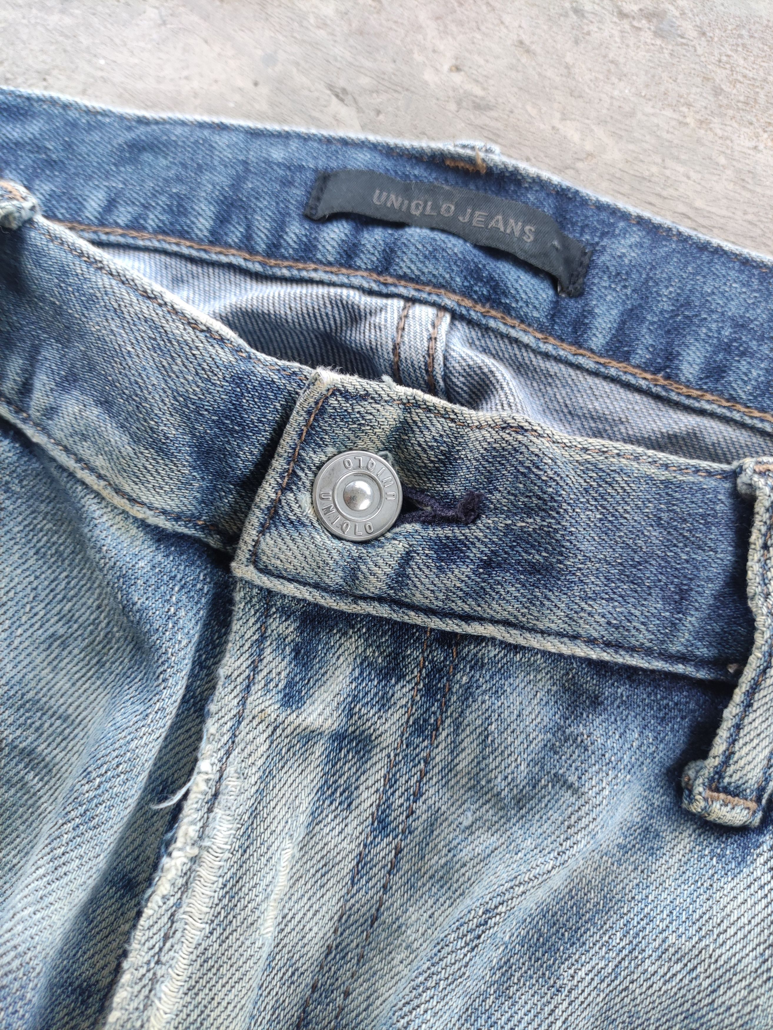 Japanese Brand Vintage Japanese Jean Distressed Faded Denim Pants Size US 37 - 5 Thumbnail