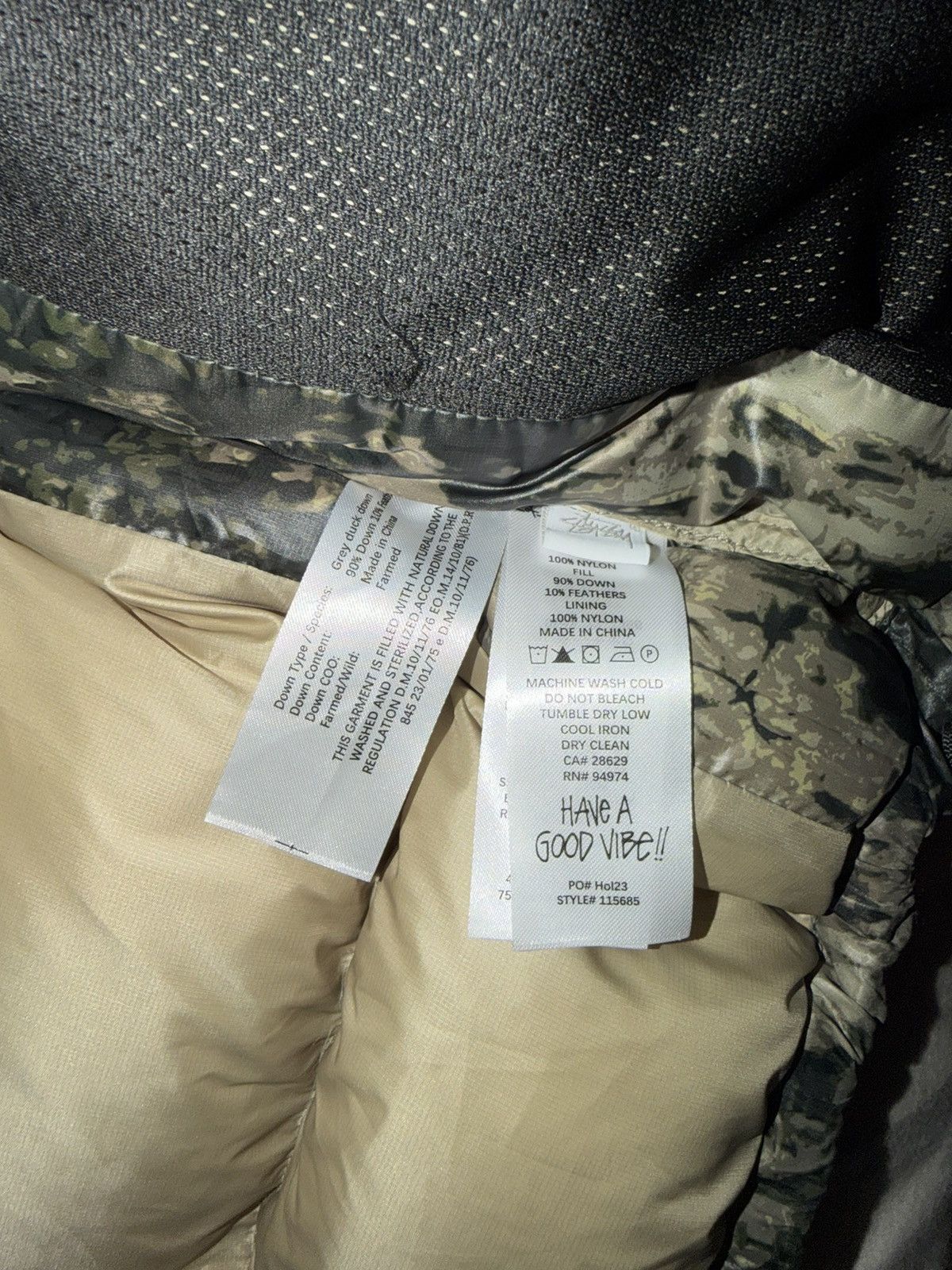 Stussy Stussy 800 Fill Relic Camo Puffer Jacket Size US S / EU 44-46 / 1 - 4 Thumbnail