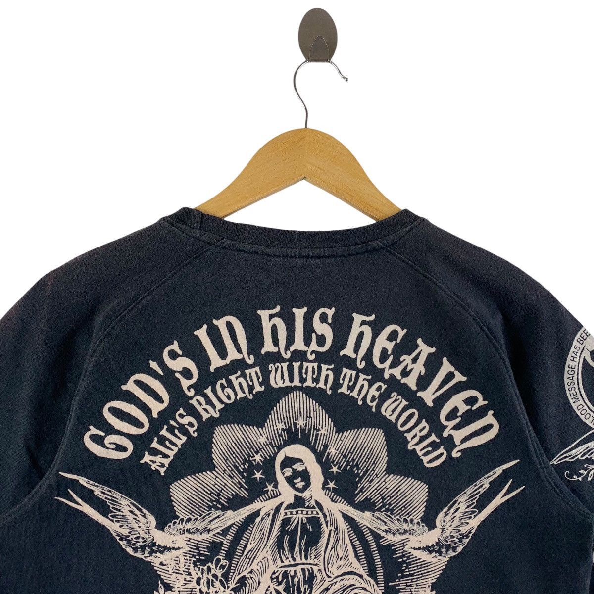 Japanese Brand Vintage BLOOD MASSAGE the tattoo is a splendid art tee Size US S / EU 44-46 / 1 - 9 Thumbnail