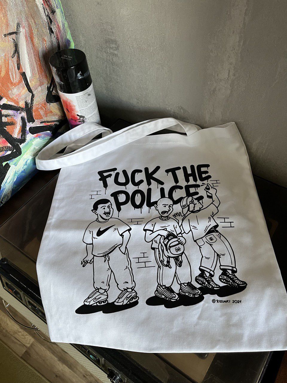 Other Tote bag Fuck the police RSNK Size ONE SIZE - 1 Thumbnail