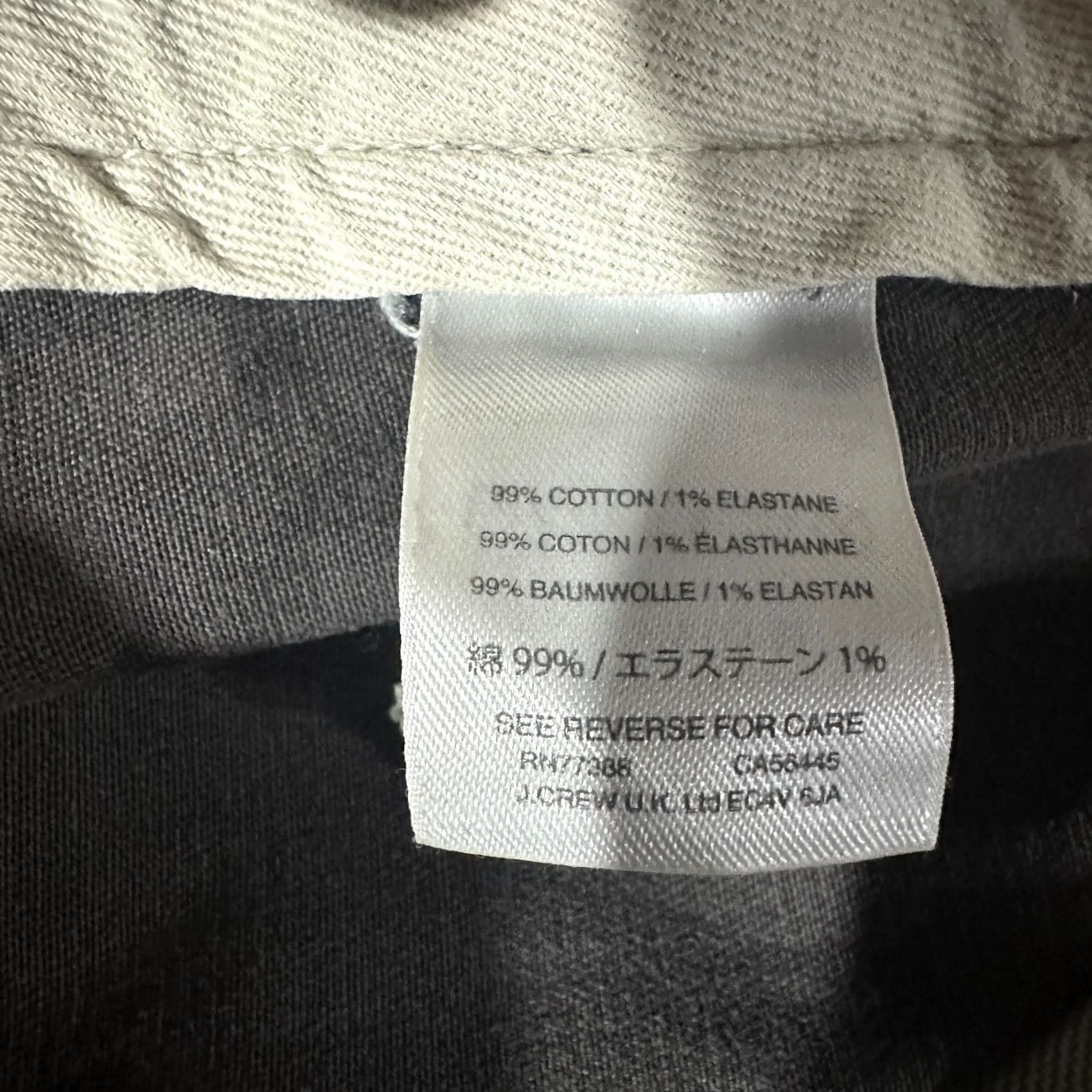 J.Crew J.CREW Pants Mens 33 Stretch Chino Brown Cotton Straight Leg Pockets Size US 33 - 7 Thumbnail