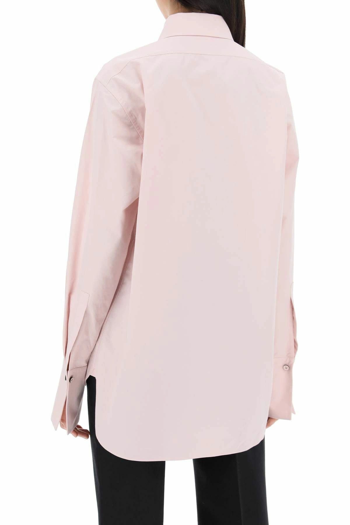 Jil Sander o1y1025 Solid Color Shirt in Pink Size M / US 6-8 / IT 42-44 - 4 Thumbnail