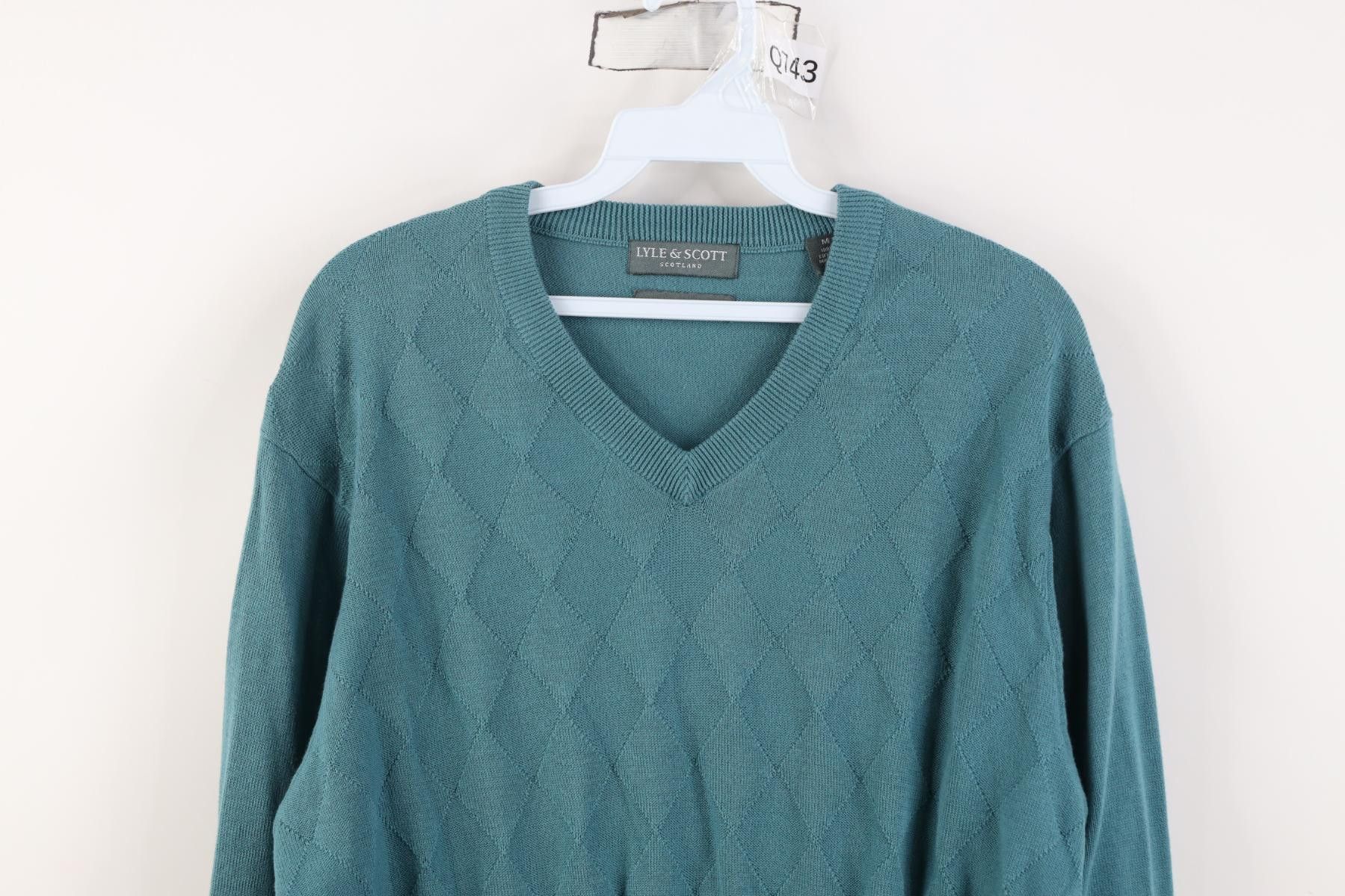 Vintage Vintage 90s Y2K Streetwear Combed Cotton Knit Golf Sweater Size US M / EU 48-50 / 2 - 2 Thumbnail