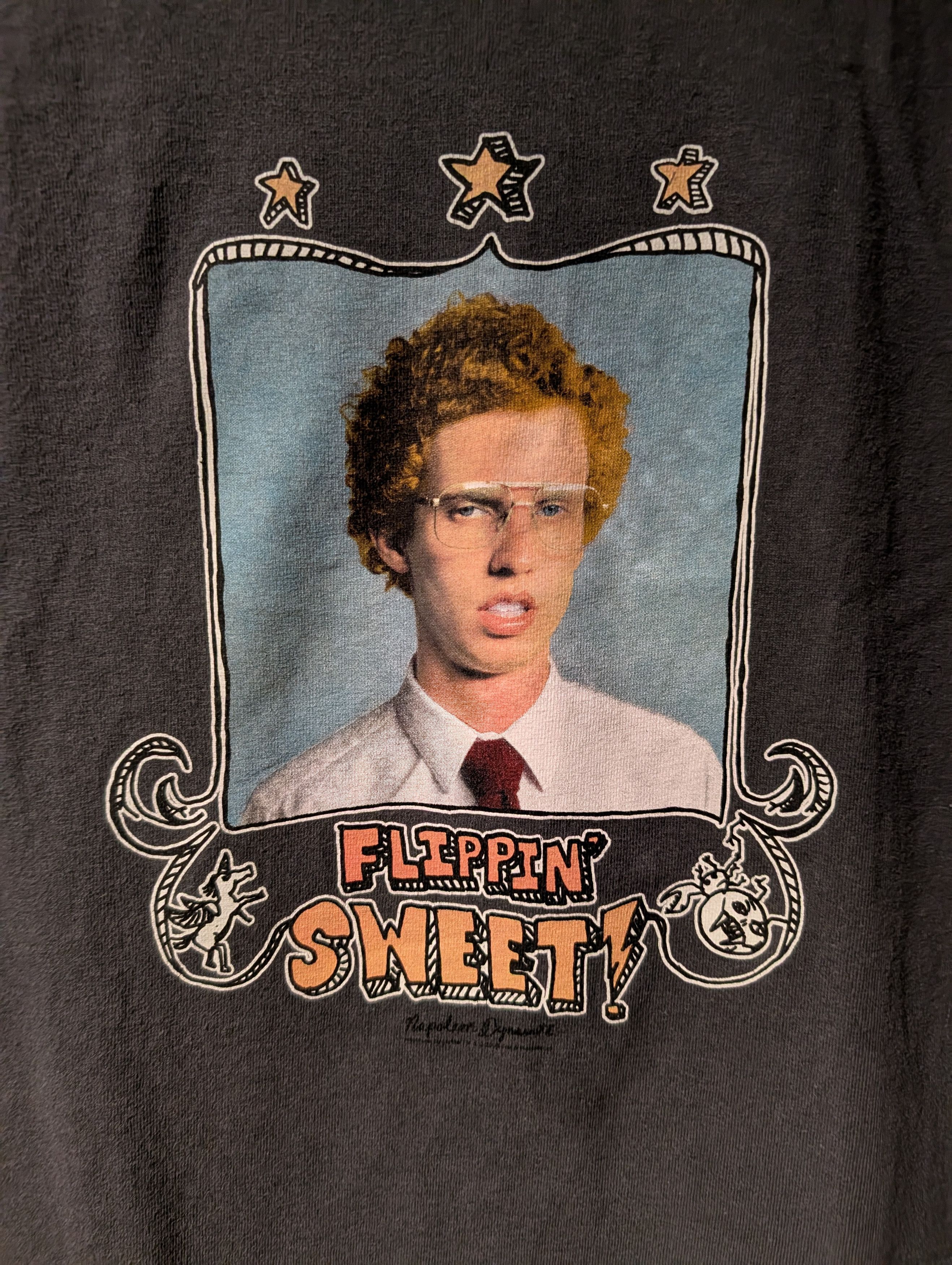 Vintage Napoleon Dynamite Flippin' Sweet! Mighty Vintage T-Shirt Size US XL / EU 56 / 4 - 2 Thumbnail