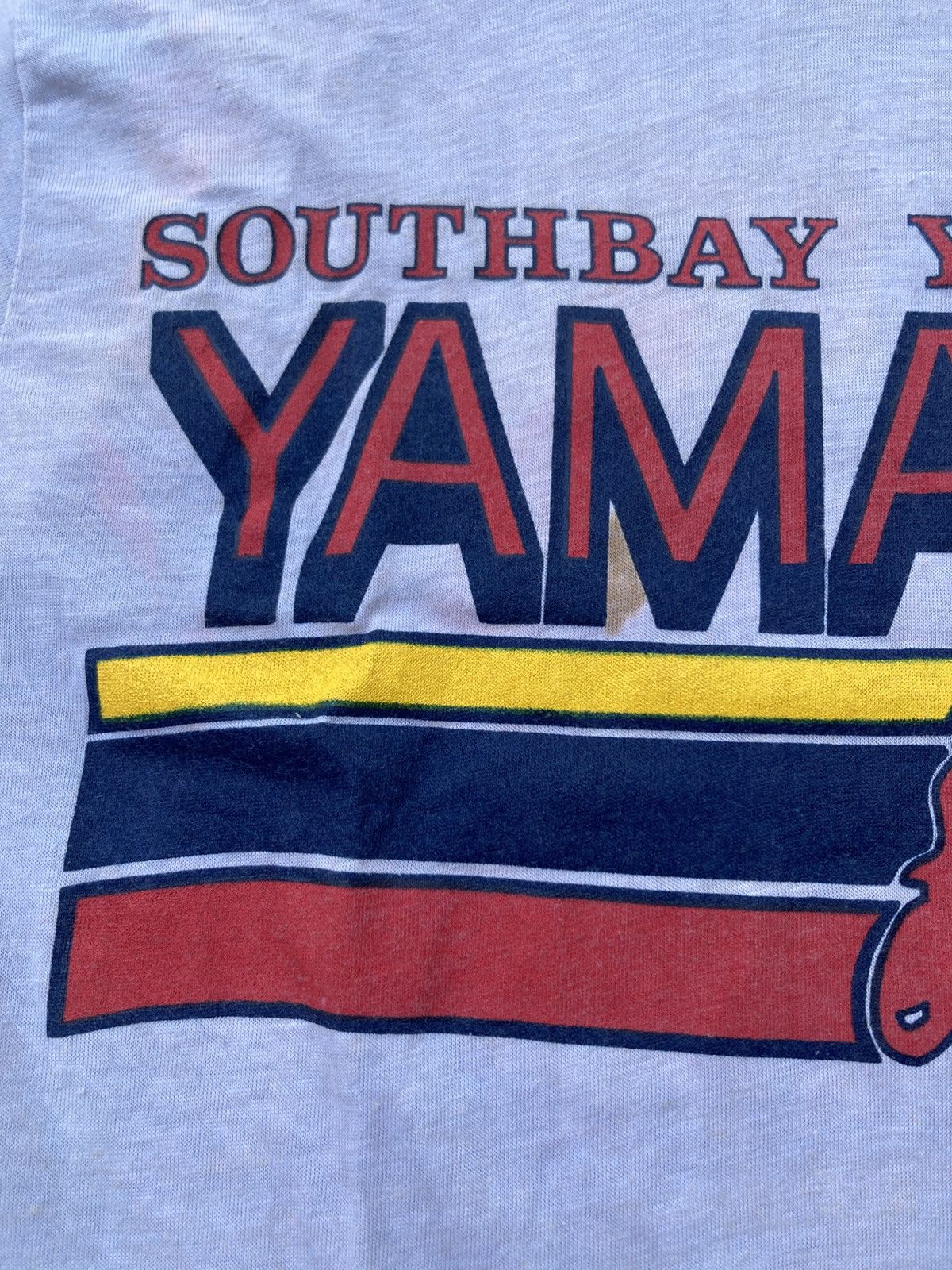 Vintage × Yamaha Vintage 70s Southbay Yamaha Dealership Promo Racing T Shirt Size US S / EU 44-46 / 1 - 4 Thumbnail