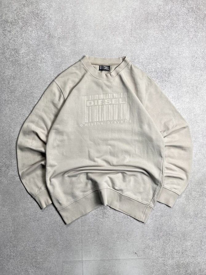 Diesel × Vintage ⚡️QUICK SALE⚡️VINTAGE DIESEL BOXY BEIGE SWEATSHIRT L Size US L / EU 52-54 / 3 - 1 Thumbnail