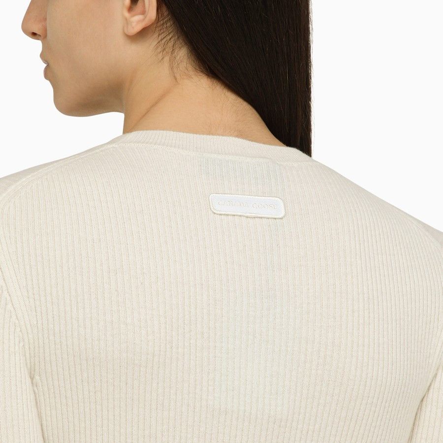 Canada Goose o1d2blof1024 Sweater In White Size XS / US 0-2 / IT 36-38 - 4 Thumbnail