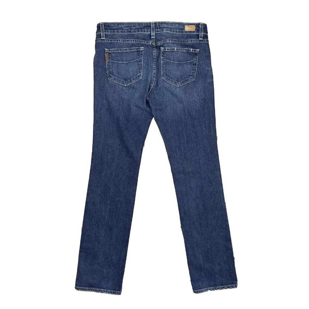 Paige PAIGE Denim Heights Y2K Jeans Straight Leg Medium wash sz 31 Size 31" - 3 Thumbnail