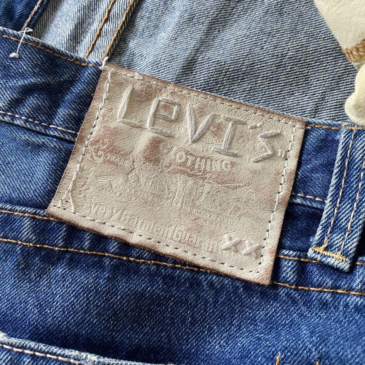 Levi's Archive Japan Levi’s 501 Distressed Sashiko Vibe Jeans Y2K Size US 34 / EU 50 - 13 Thumbnail