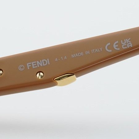 Fendi Fendi FE50101I 045 Eyeglasses Brown 53mm Cat Eye Frame Size ONE SIZE - 7 Thumbnail