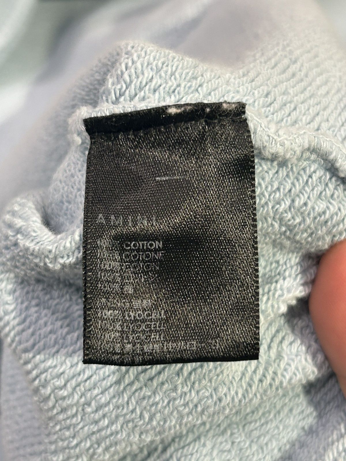 Amiri Amiri 22 hoodie baby blue Size US L / EU 52-54 / 3 - 9 Thumbnail
