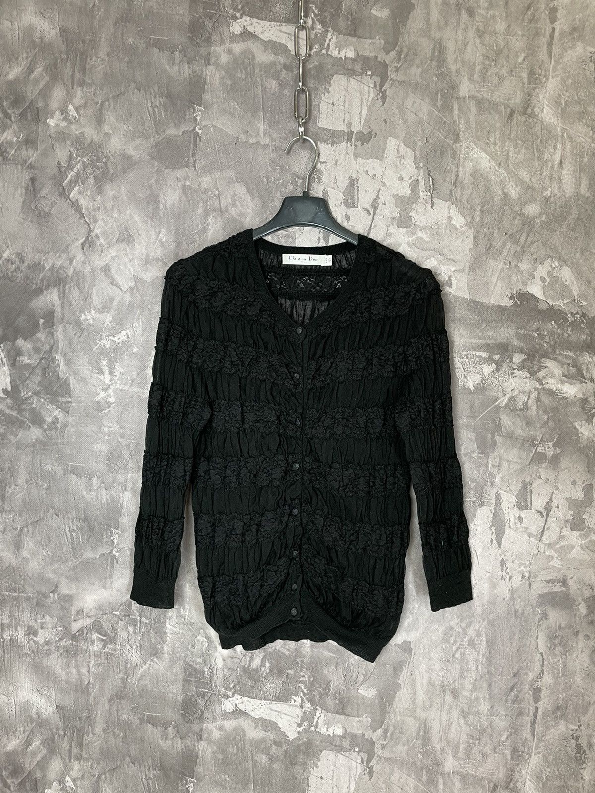 Christian Dior Monsieur Avant Garde Archival Christian Dior Luxury Mesh Long Sleeve Size M / US 6-8 / IT 42-44 - 1 Thumbnail