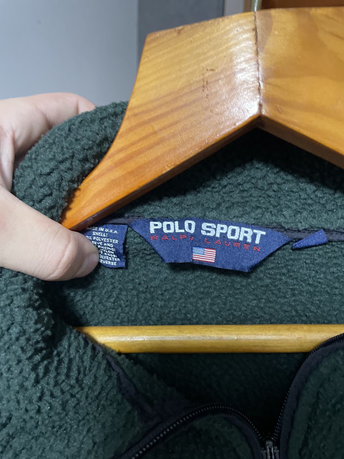 Polo Ralph Lauren Rare 💥Polo Sport Pile Nylon Fleece 1/4 Zip Y2K Size US XXL / EU 58 / 5 - 5 Thumbnail