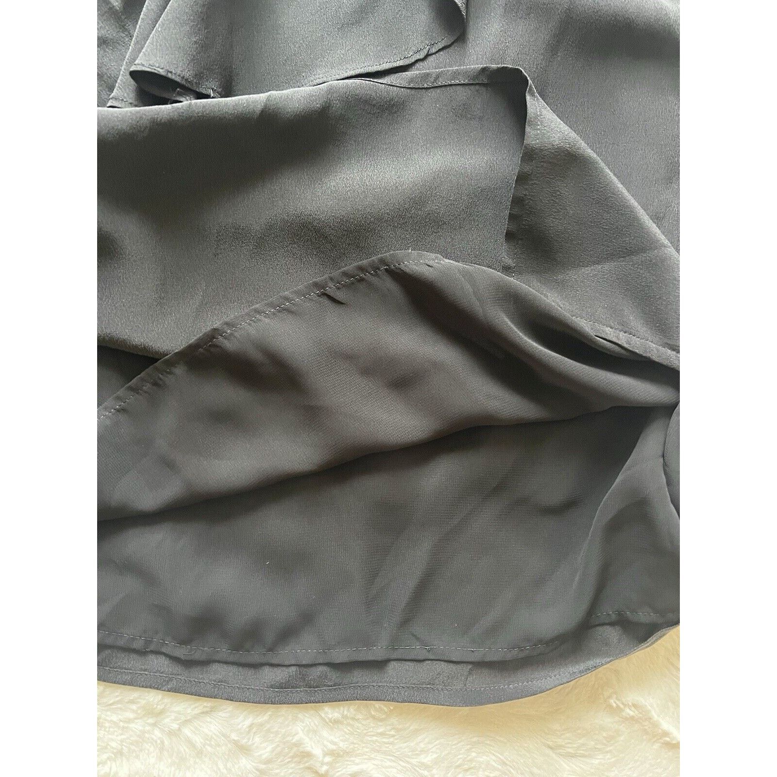 Anthropologie Anthropologie NWT Maeve Women Black Single Shoulder Top S 4 Size S / US 4 / IT 40 - 8 Thumbnail