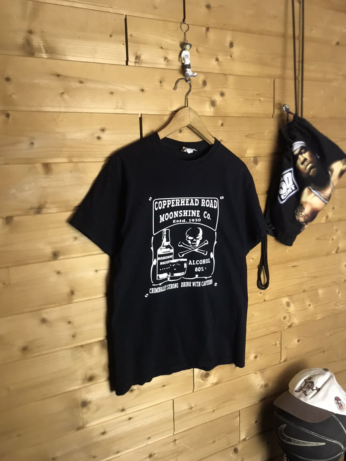 Vintage Moonshine whiskey t-shirt Size US M / EU 48-50 / 2 - 1 Thumbnail