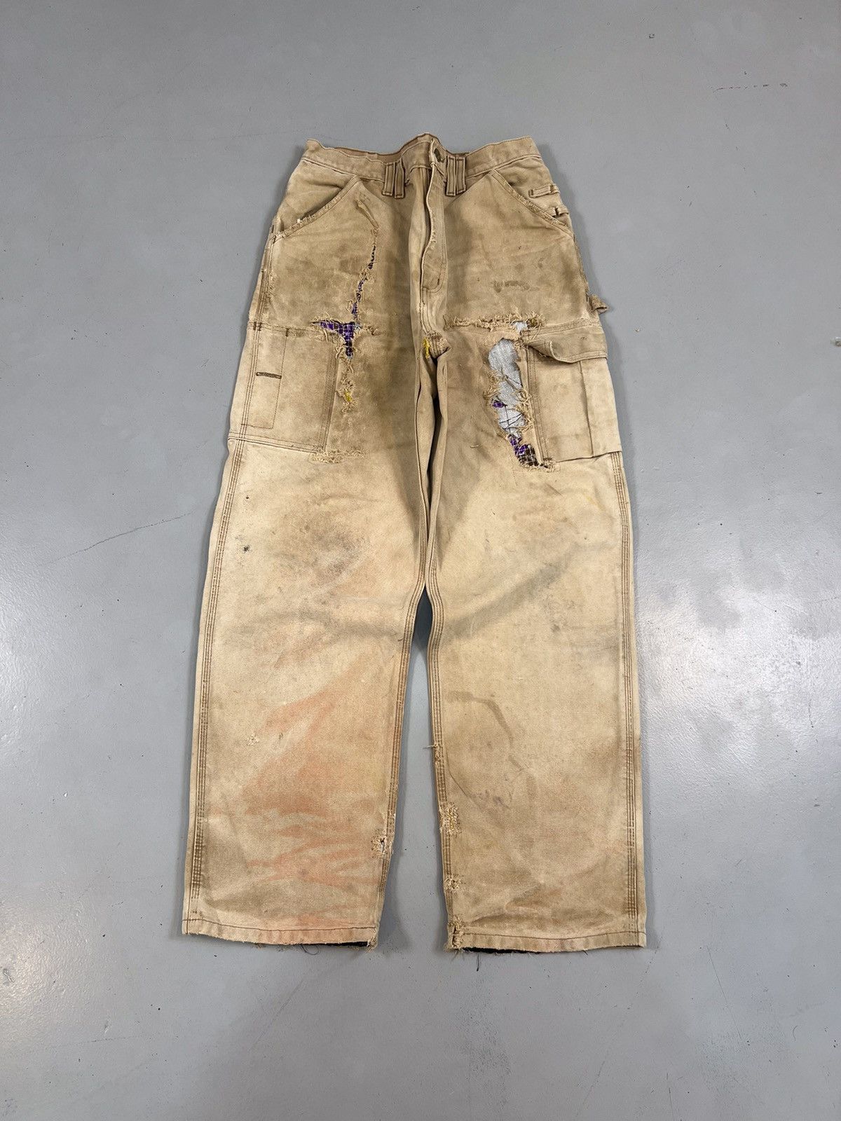 Carhartt Vintage Carhartt tan 90s cargo pants Size US 32 / EU 48 - 1 Thumbnail