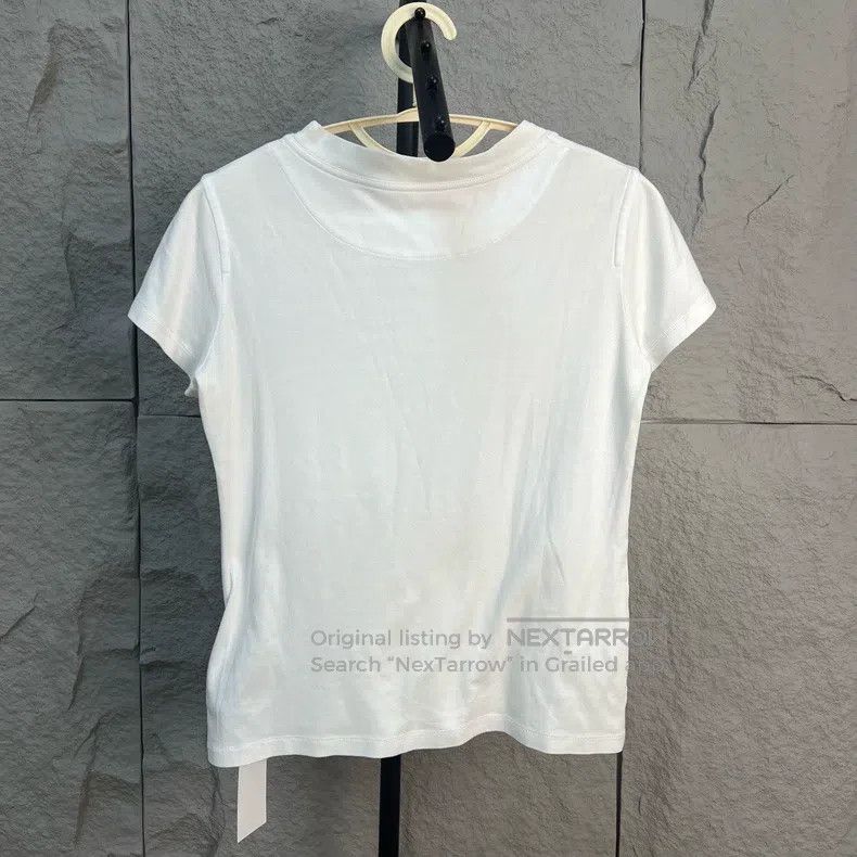 Hermes Hermes White short sleeves with logo of robot on chest Size XXS / US 00 / IT 34 - 2 Thumbnail