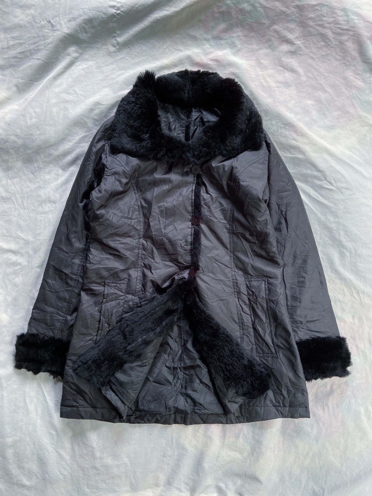 Japanese Brand JAPANESE MOGA FAUX FUR COAT JACKET Size US M / EU 48-50 / 2 - 1 Thumbnail