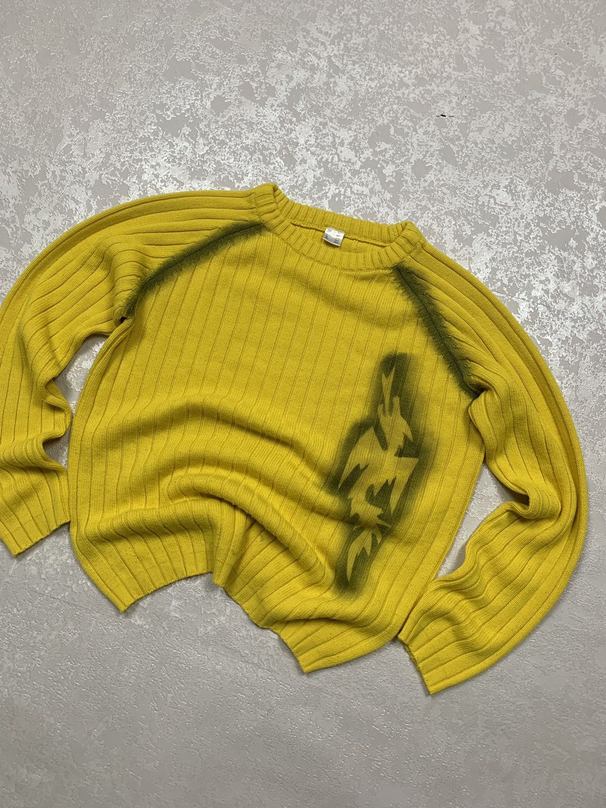 Other Rare y2k Cyber Grunge Dragon Knitted Sweater Size US M / EU 48-50 / 2 - 3 Thumbnail