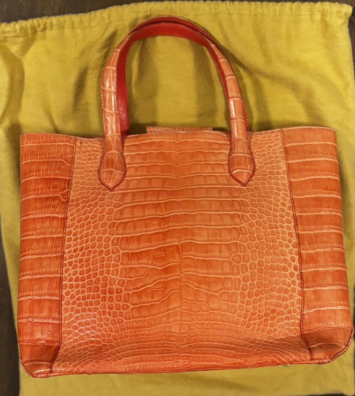 Designer Carlos Falchi pink🚨 “Real crocodile skin”🚨 bag designer bag Size ONE SIZE - 3 Thumbnail