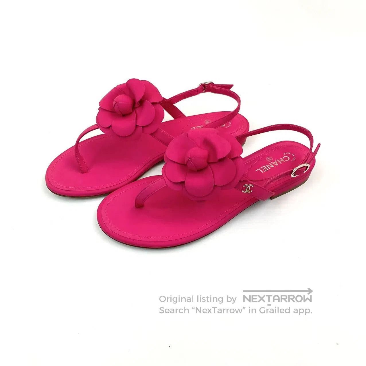 Chanel Chanel Classic camellia sandals| Size US 5 / IT 35 - 1 Thumbnail
