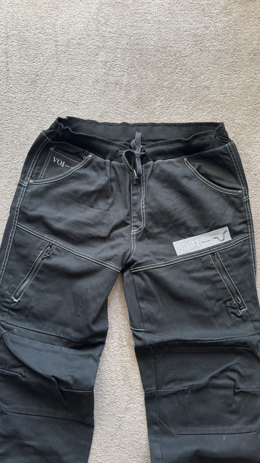 Japanese Brand Voi Jeans Beckham Y2K Baggy denim jogger pants Size US 36 / EU 52 - 4 Thumbnail