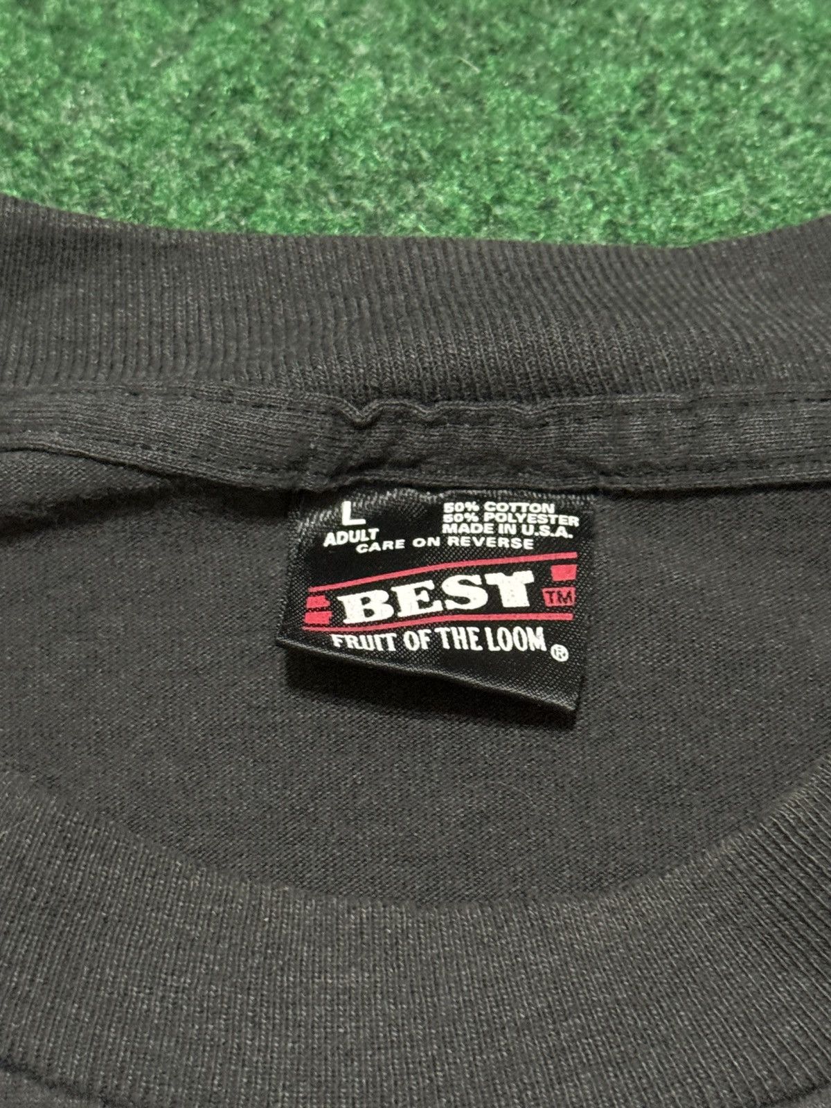 Fruit Of The Loom × Vintage Vintage 90s Dare XXX Straight Edge Punk Vegan GrungeT Shirt Size US L / EU 52-54 / 3 - 3 Thumbnail