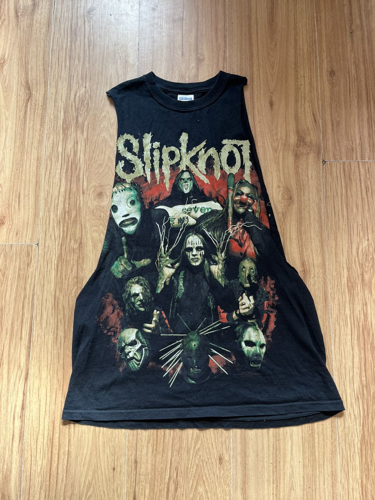 Gildan × Slipknot × Vintage Slipknot 2010 Cut-Off Tank (Gildan Tag) – Size M Size US M / EU 48-50 / 2 - 1 Thumbnail