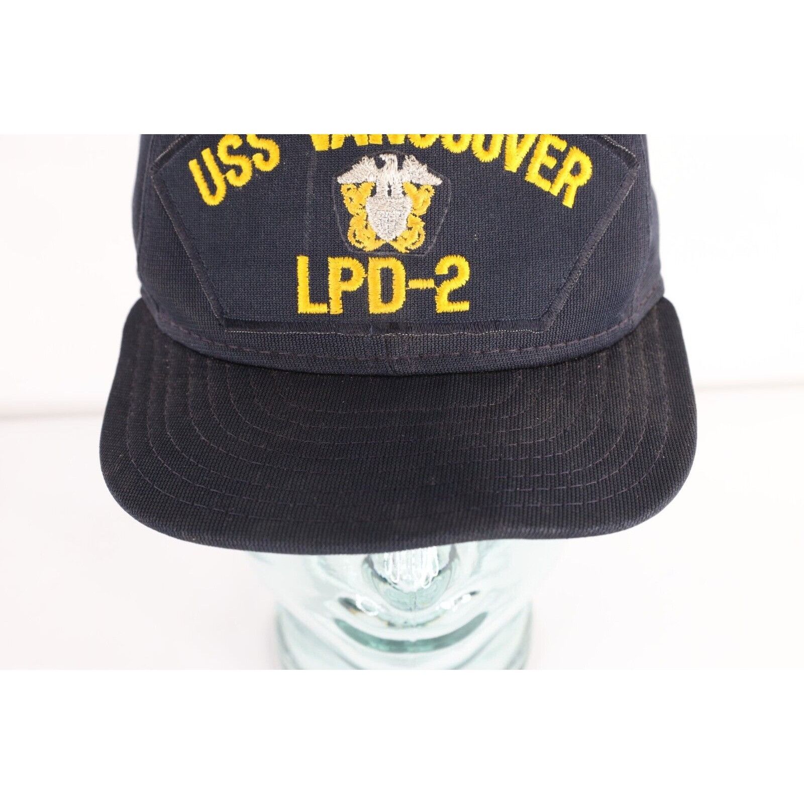 Vintage Vintage 90s Distressed USS Vancouver LPD-2 War Ship Snapback Size ONE SIZE - 2 Thumbnail