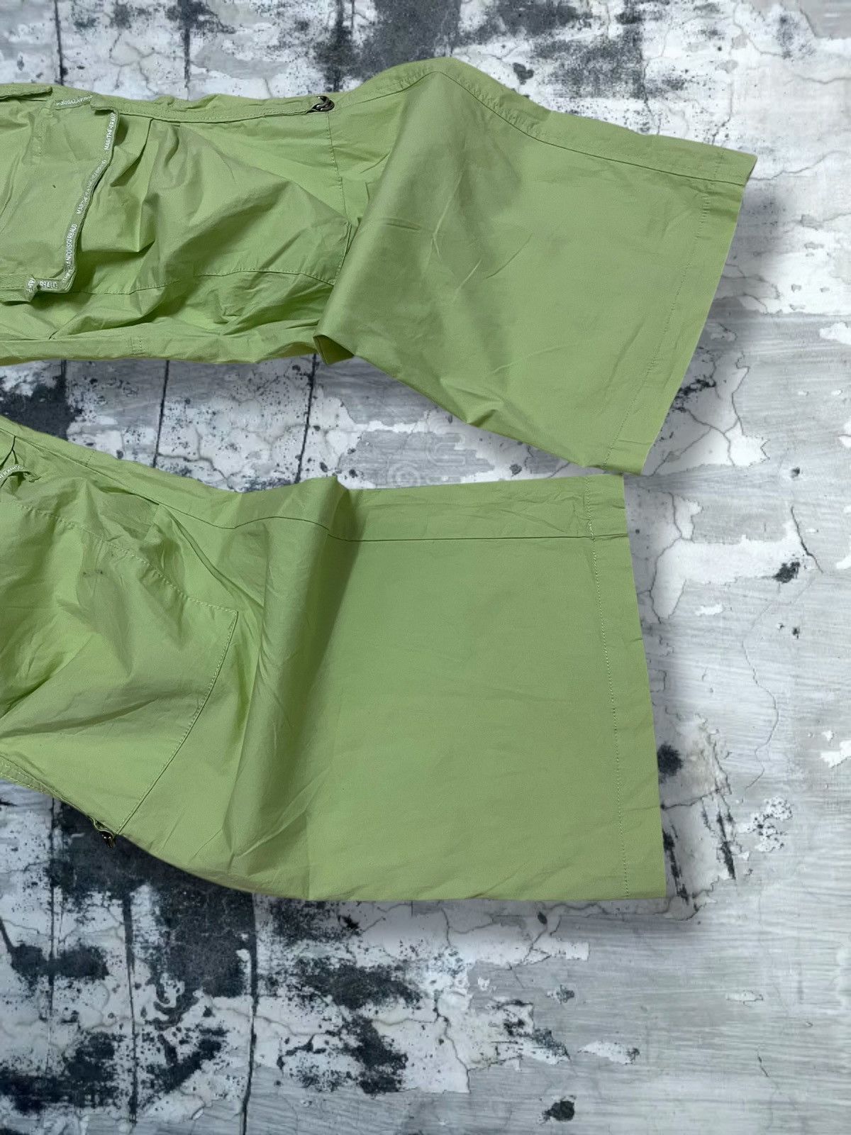 Marithe + Francois Girbaud Vintage Og 1990s Marithe Francois Girbaud Tactical Neon Pant Size US 33 - 5 Thumbnail