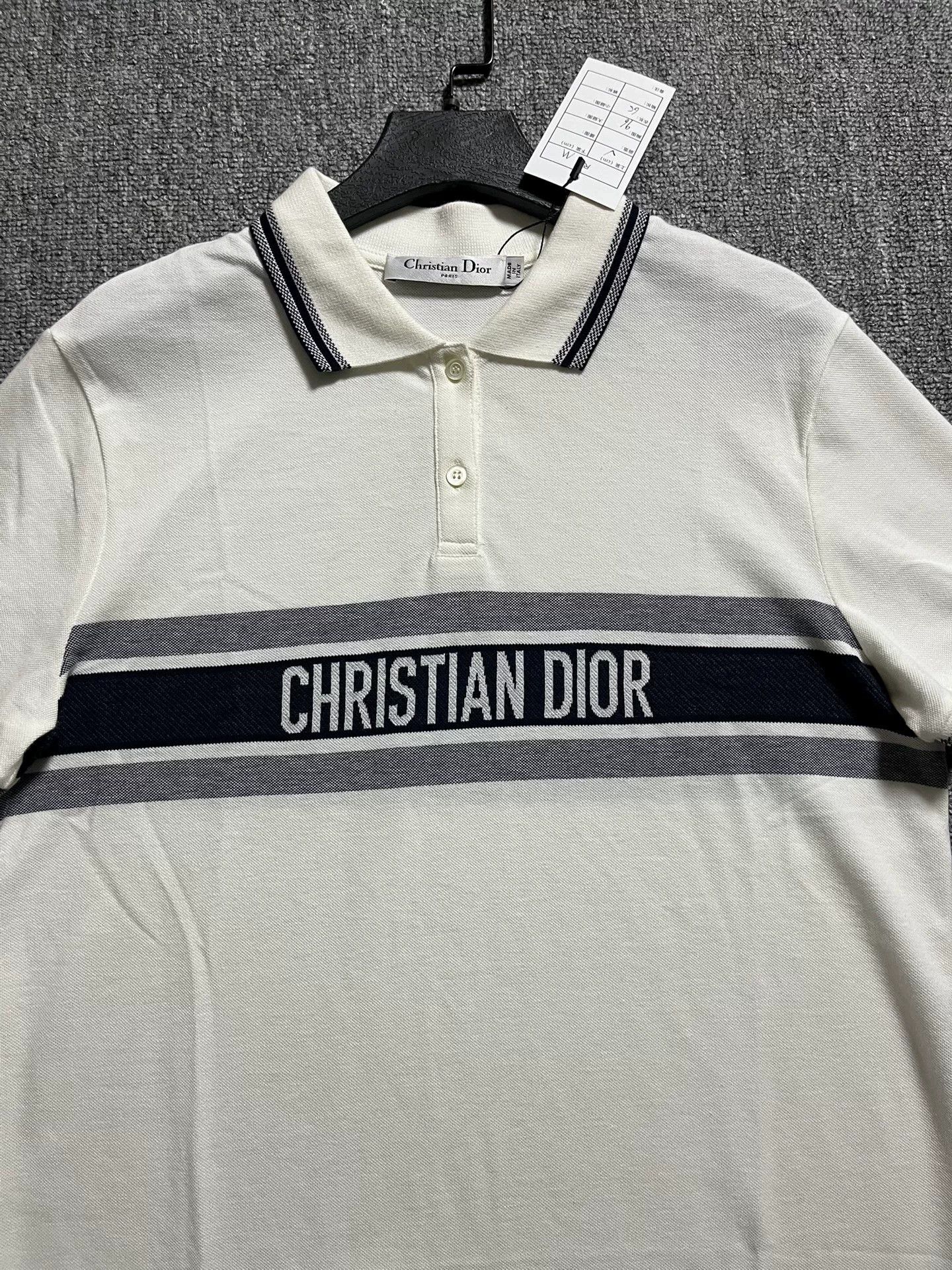 Dior Dior Women's Striped Logo Polo 22SS M (Unique Size) Size M / US 6-8 / IT 42-44 - 3 Thumbnail