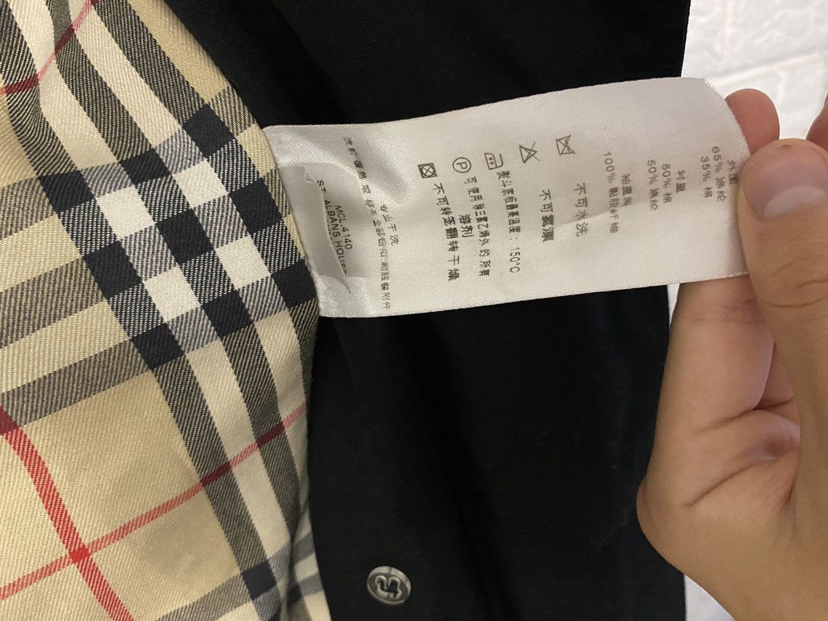Burberry × Vintage Wonderful Black Burberry London luxury trench coat Size S / US 4 / IT 40 - 8 Thumbnail