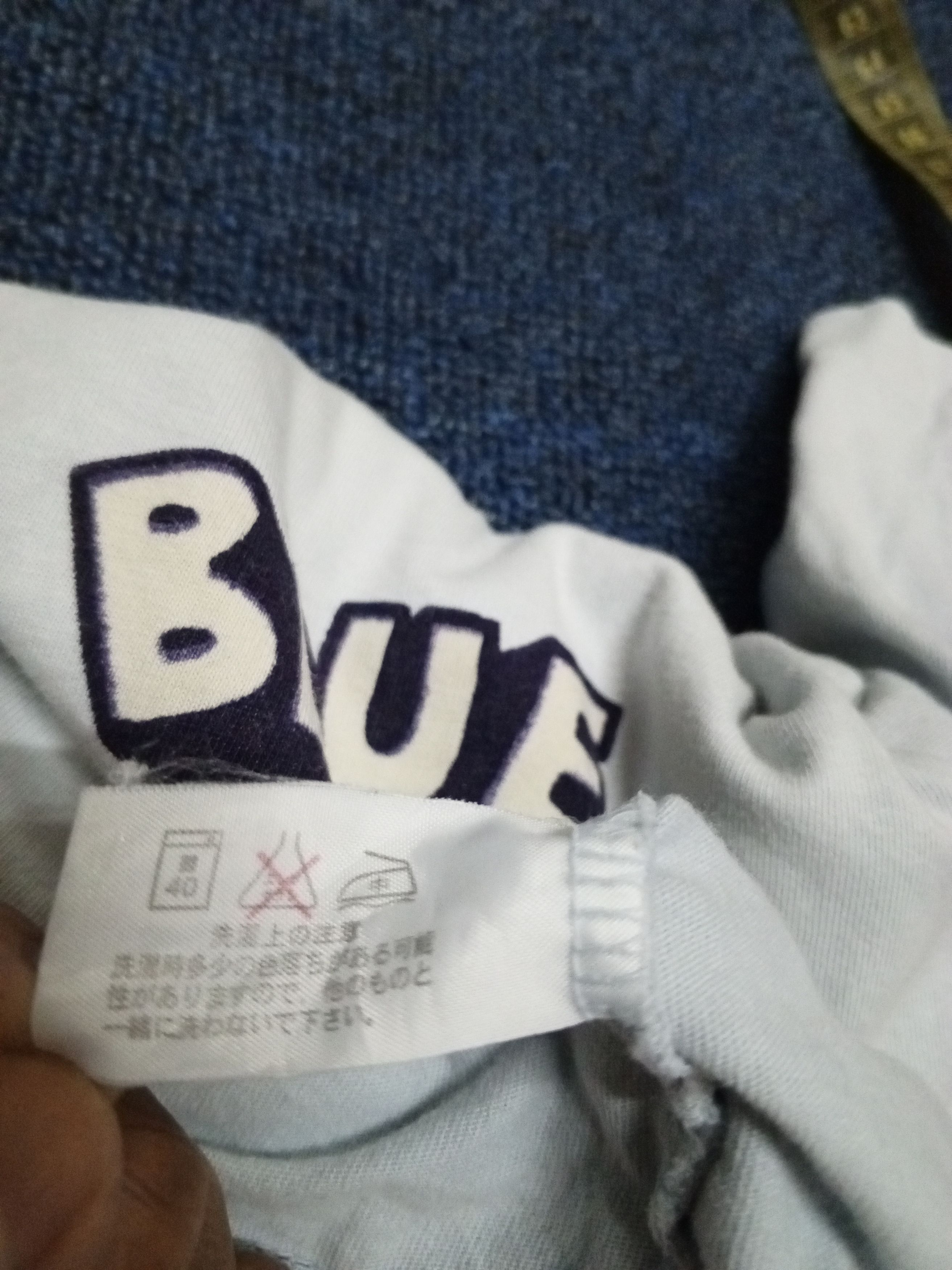 Blue Blue Japan × Designer × Japanese Brand BLUE BLUE TSHIRT SIMPLE LOGO Size US M / EU 48-50 / 2 - 8 Thumbnail