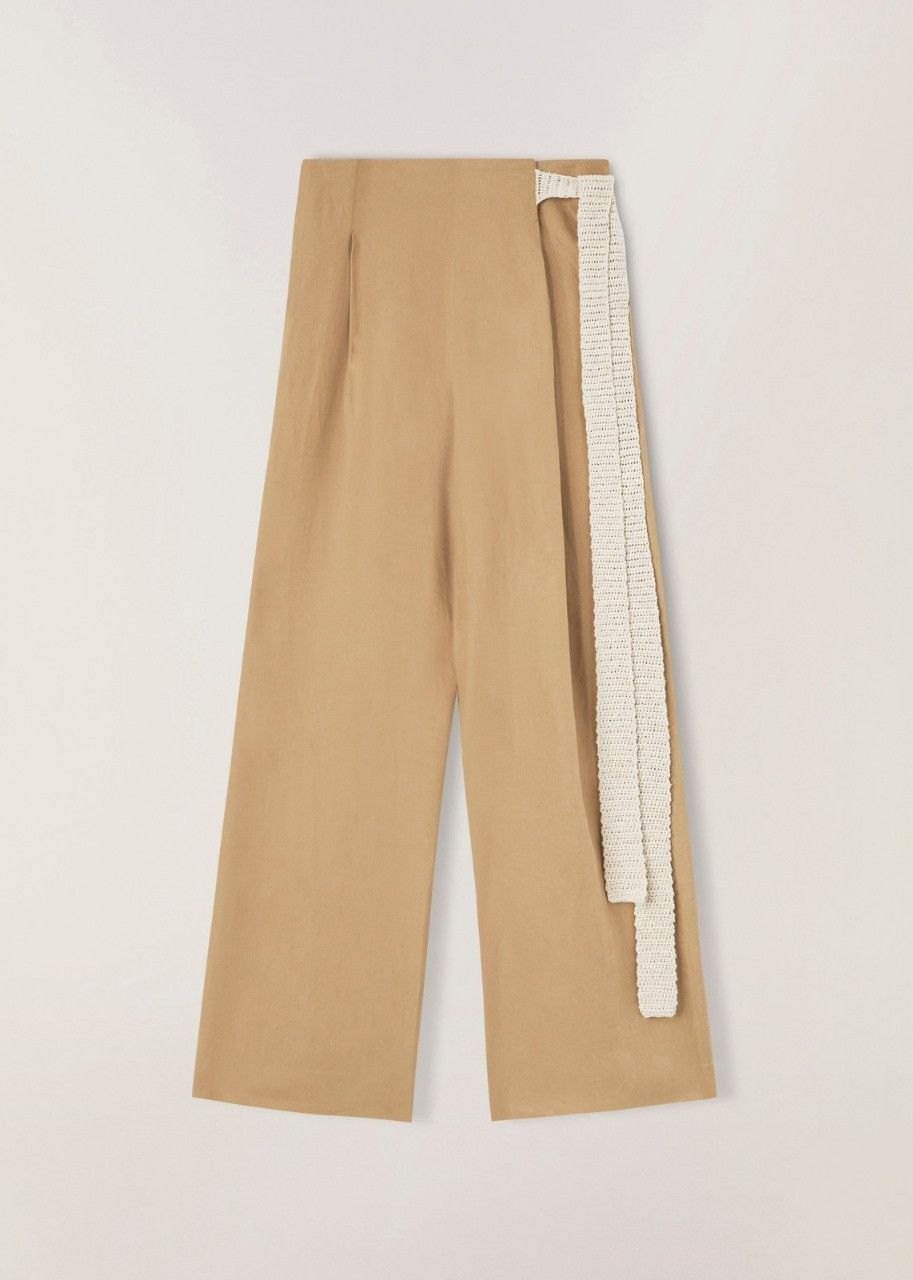 image of Loro Piana O1Srvl11E0424 Trouser In Brown, Women's (Size 32)